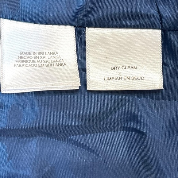 Black Label by Evan-Picone Blue & Green Floral Faux Wrap Sleeveless Dress Sz. 14 - Picture 10 of 12